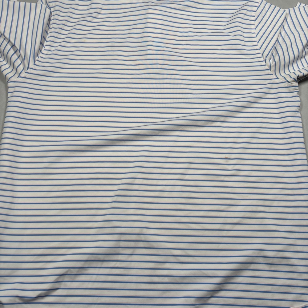 Peter Millar Polo Shirt Mens XL Blue White Savannah Golf Club Lot of 2 Striped - Picture 7 of 15